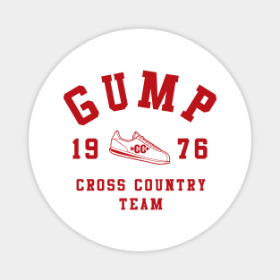 Forrest Gump Cross Country Magnet